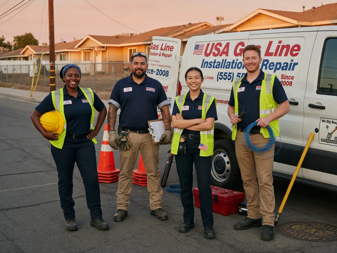 Gas Line Installation company in Keyesport, IL